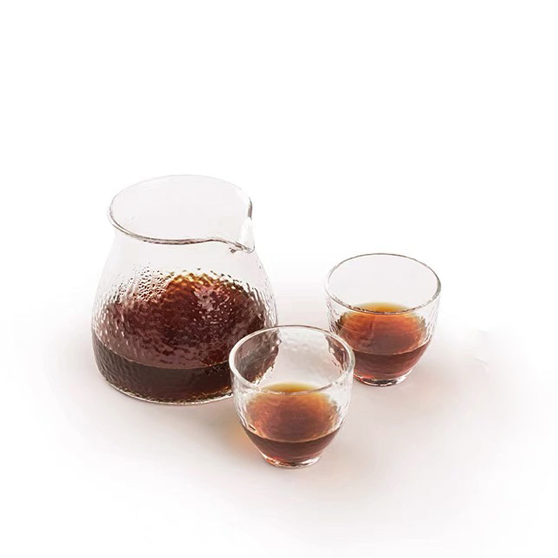 HAMMERED GLASS SERVER 420ML