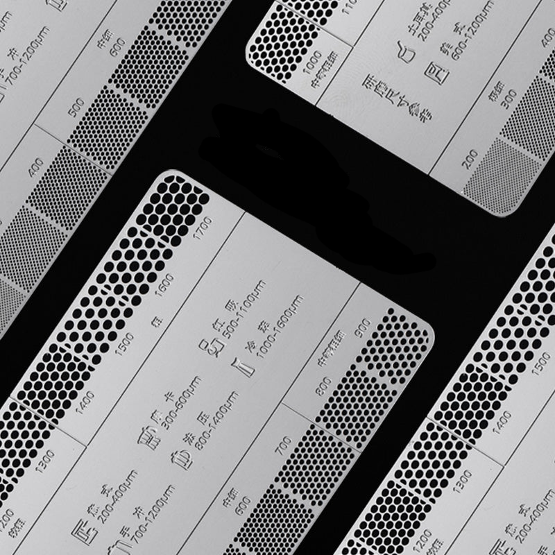 GRIND SIZE REFERENCE CARD