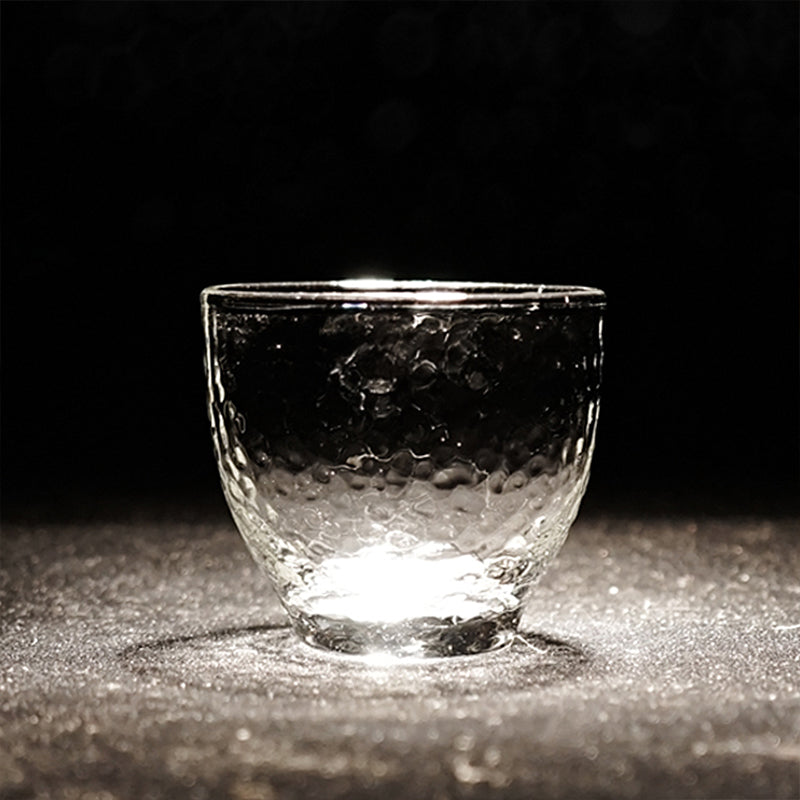 HAMMERED GLASS CUP 100ML