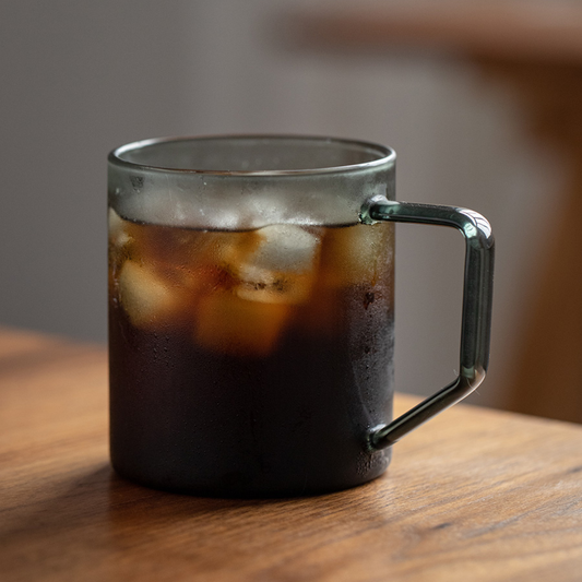 GLASS MUG 360ML - SMOKED